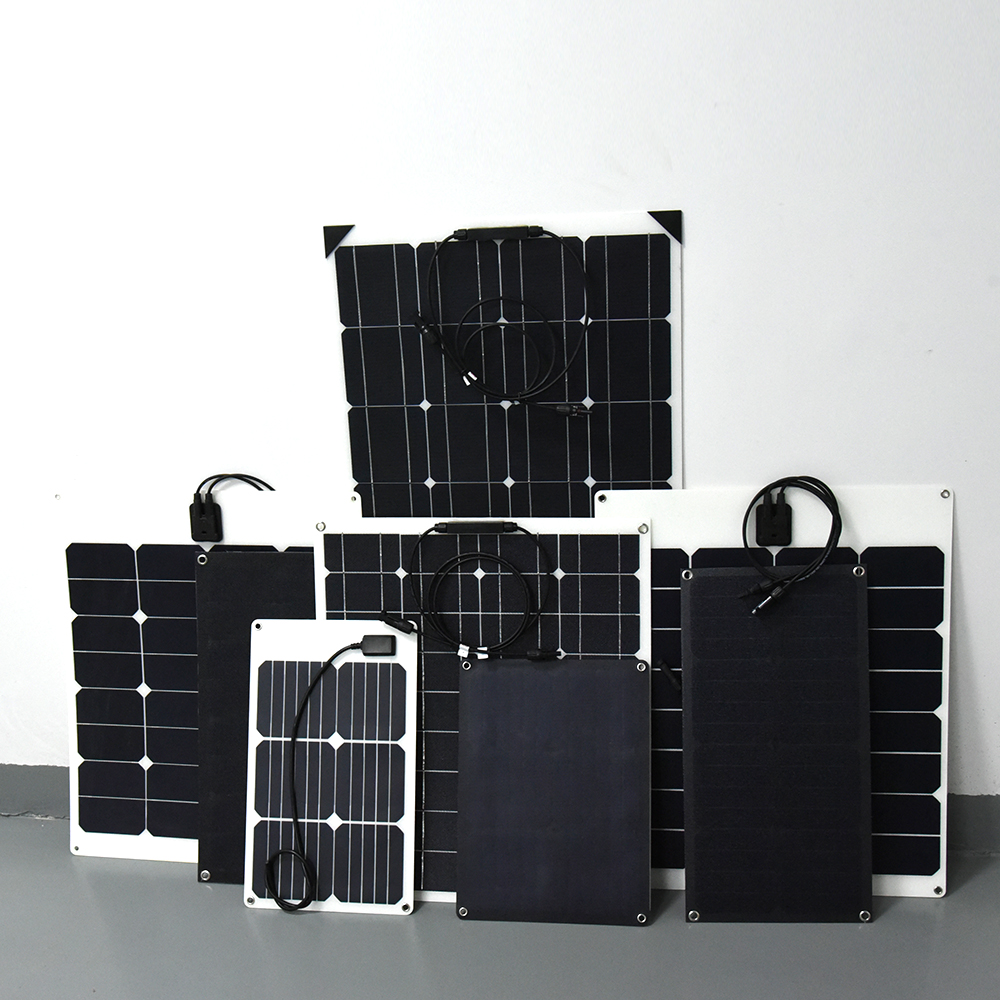 100W Flexible Monocrystalline ETFE flexible Solar Panel​