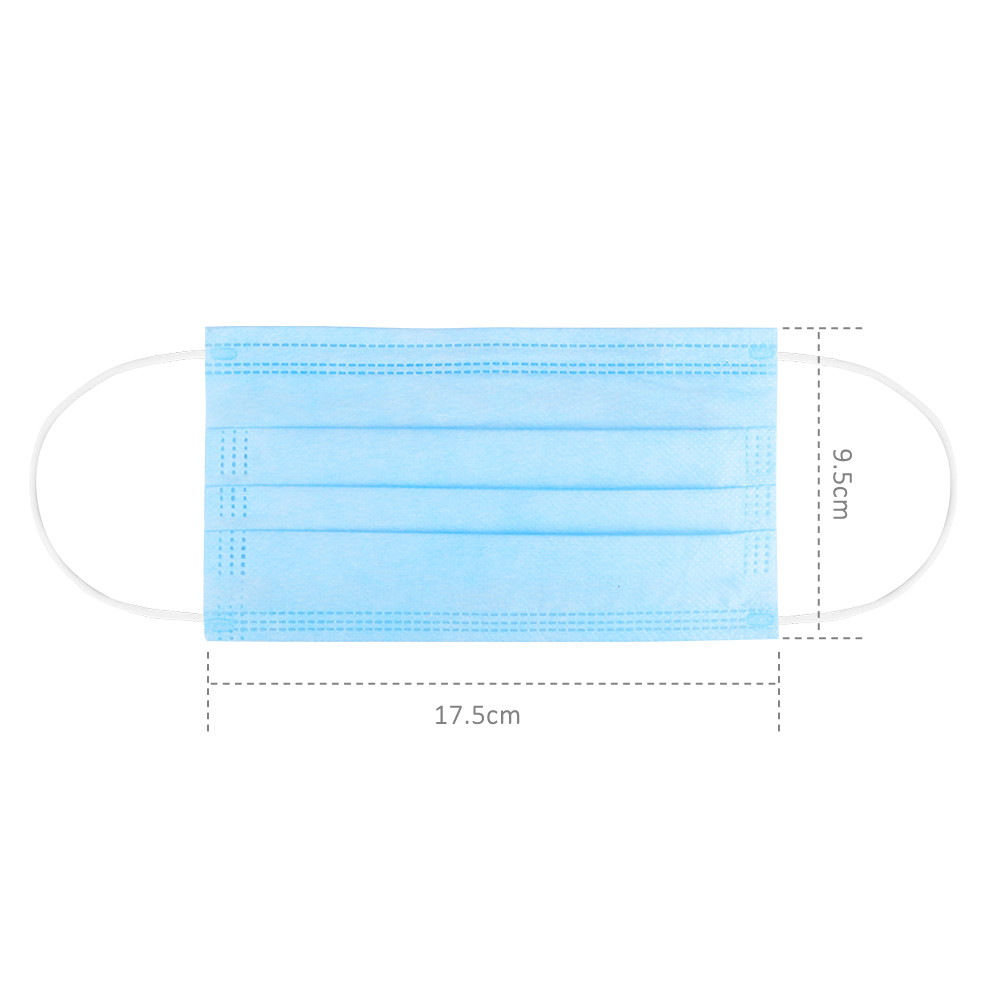 Disposable 3 Layer Anti-virus Face Masks 50 Pcs Per Box Package