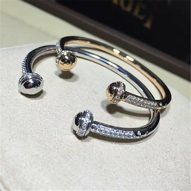 Luxury jewe factory bracelet gold diamond 18k gold white gold yellow gold rose gold diamond bracelet