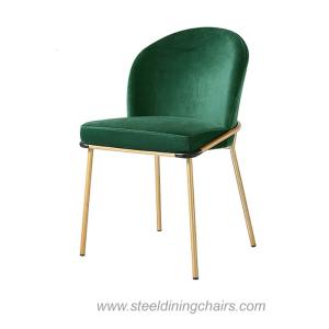 China 82CM Green Velvet Dining Chairs wholesale