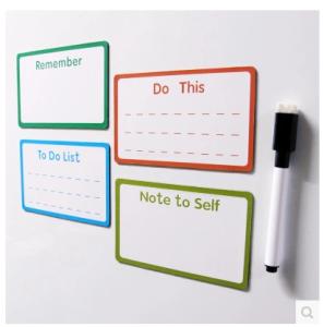 China New Creative customed logo soft memo fridge magnet note book with pen wholesale