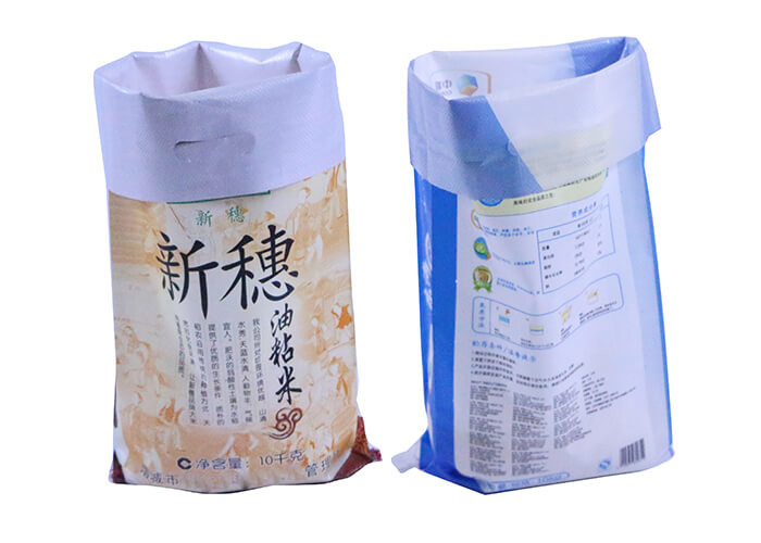 Transparent Material WPP Bags White Polypropylene Rice Bags Breathable