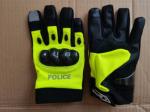 Leather Military Police Gloves Fluorescent Full-Finger Special Forces Duty
