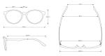 55mm Men's Full Frame Glasses Exclusive Non Thermal Far Infrared Technology