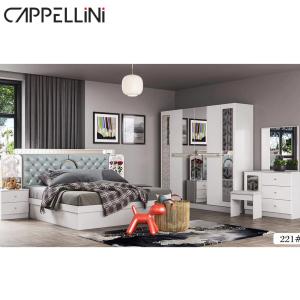 China Chic Silver Bedroom Furniture Commercial Hotel Bedroom Furniture OEM ODM wholesale