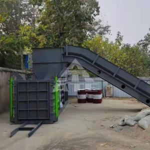 China 100 Ton 200 Ton Automatic Cardboard Baler 22KW Hydraulic Scrap Baling Press wholesale