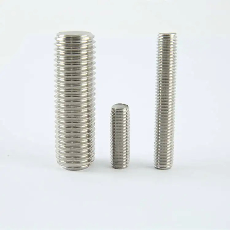 Monel 400 Threaded Stud Bolts DIN 975 DIN 976 Nickel Alloy Full Threaded Rod good price