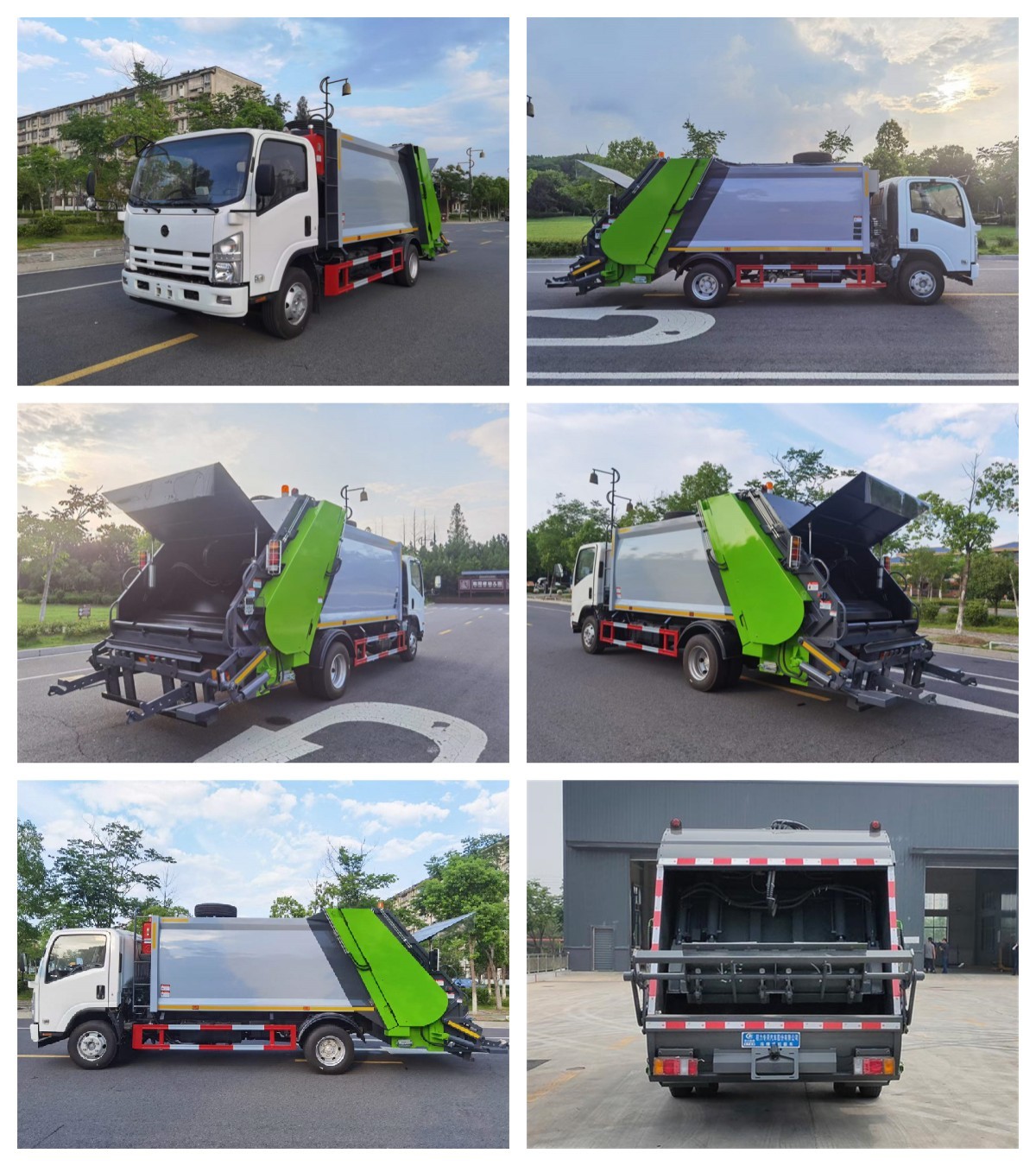 Waste Transportation 4x2 Garbage Truck with 6 CBM Volume for Improved City Cleanliness