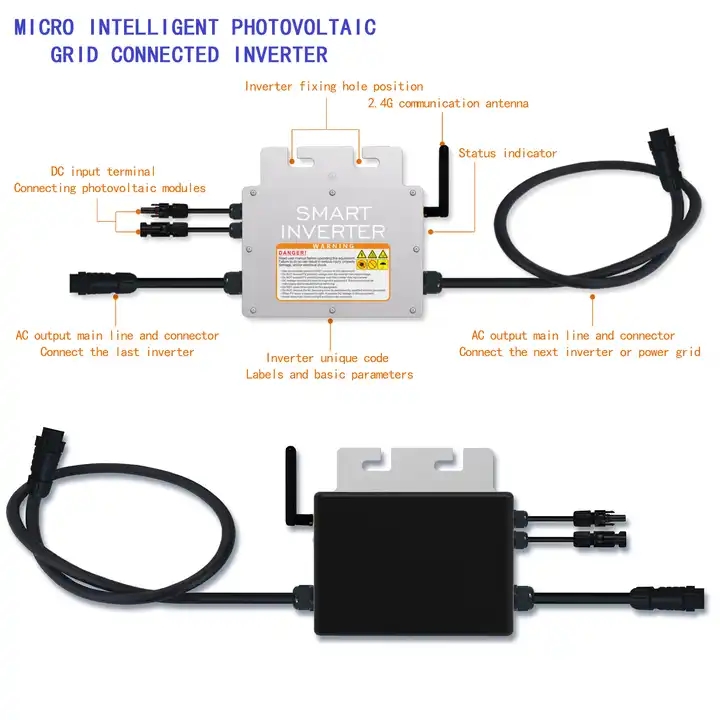 Northe400W Electric Power Nep Solar Micro Inverter Solar Grid Tie Mikro Wechselrichter Solar Energy System Micro Inverters