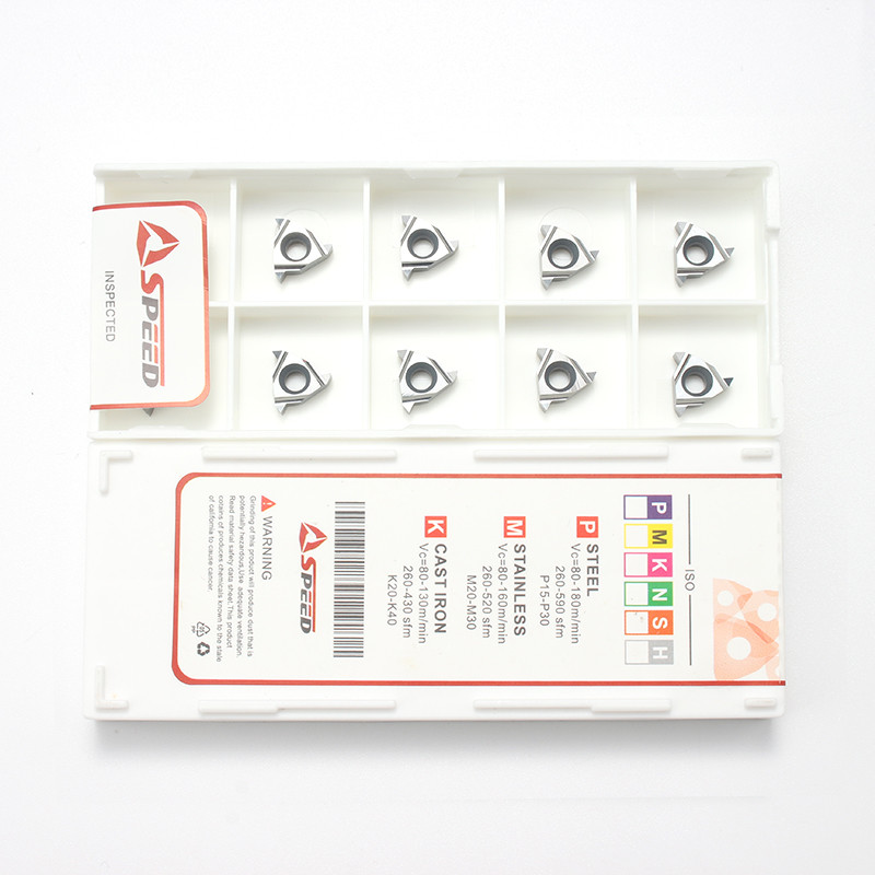16ER/IR 1.0/1.25/1.5/2.0/2.5/3.0ISO/11W/AG55 16ER IR A55 G55 AG55 A60 G60 AG60 16IR 1.0ISO CNC thread carbide insert