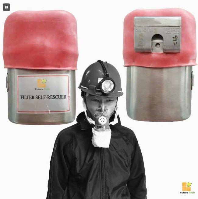 Small Size ZL60 Self-Rescuer Respirator Internal Chemicals Include For Underground Mining