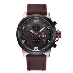 BARIHO Men's Quartz Watch Chronograph Sport Style Miyota Movement 50M Waterproof