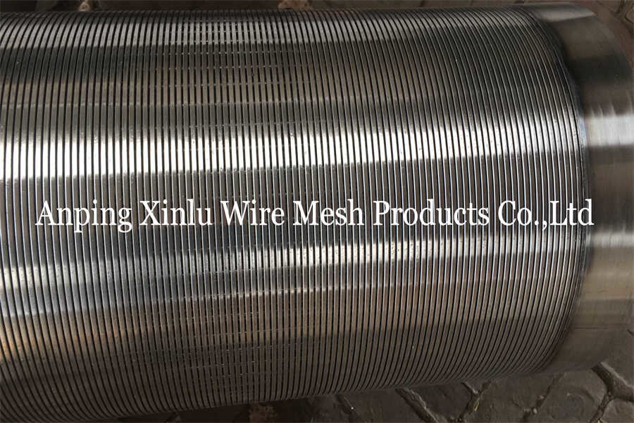 Johnson Wedge Wire Wraped Continuous Slot Strainer Pipe From Xinlu Metal Wire Mesh