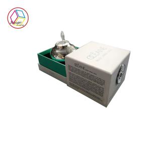 China Fancy Cosmetic Gift Box / Personalised Makeup Box Sticked Golden Logo wholesale