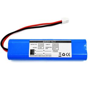 China Emergency Lighting Battery LiFePO4 3000mah Battery 6.4V Blue PVC wholesale