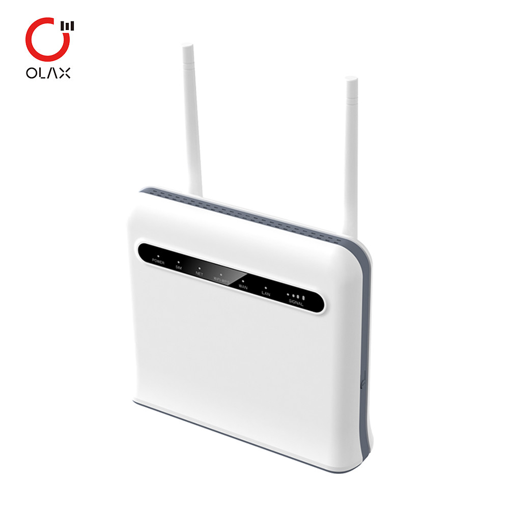 OLAX CAT6 wifi 6 wireless bypass 300mbps 4000mAh battery 4G CPE modem sim card 4G LTE WiFi router