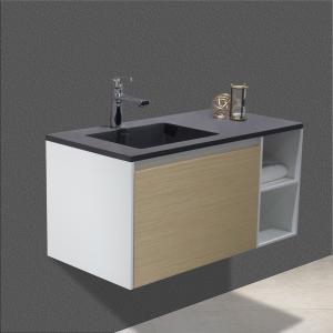 China Modern Design Bathroom Sink Cabinets Bathroom Wood Vanity Sink wholesale