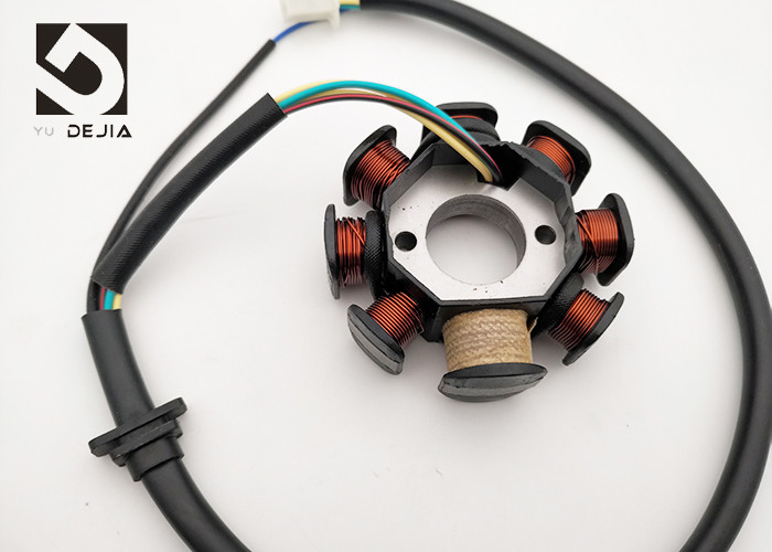 GY50 Motorcycle 8 Coil Stator , Double Charge Small Engine Stator Motorcycle Parts