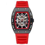 Timepiece 12mm Quartz Plastic Watch 100g Mens Fashion Plastic Watch