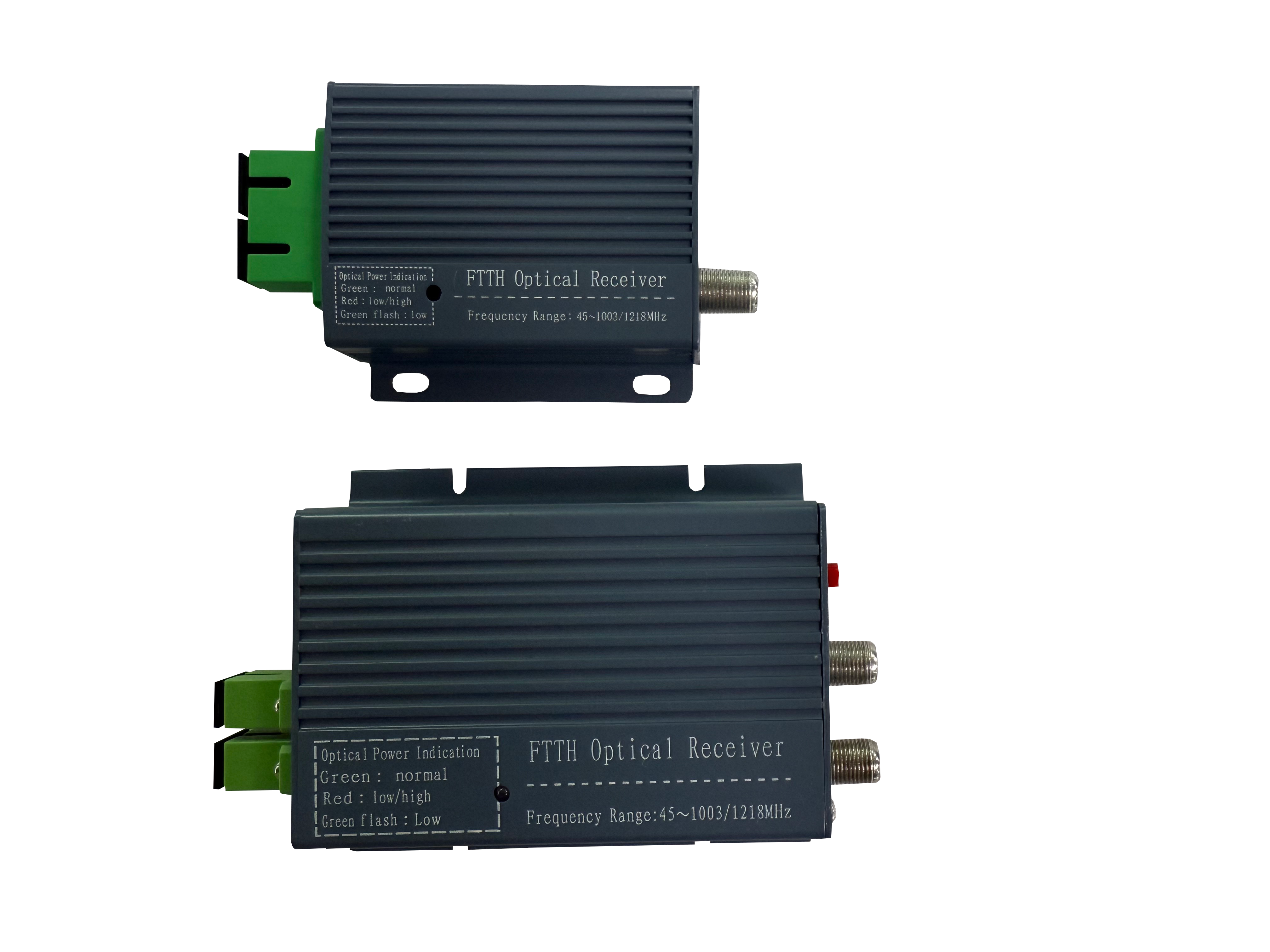 XGS PON WDM FTTH Fiber Optic Node with Power Supply