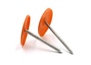China Ceiling 1 Inch Ring Shank Plastic Caps For Nails wholesale