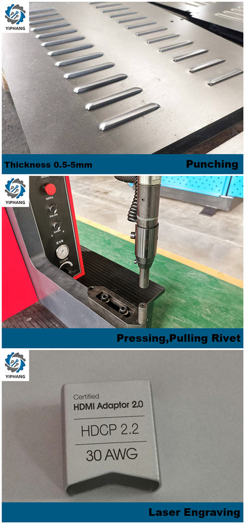 Laser Cutting Bending Welding Pull Riveting Powder Coating Equipment Shell Sheet Metal Welding Parts