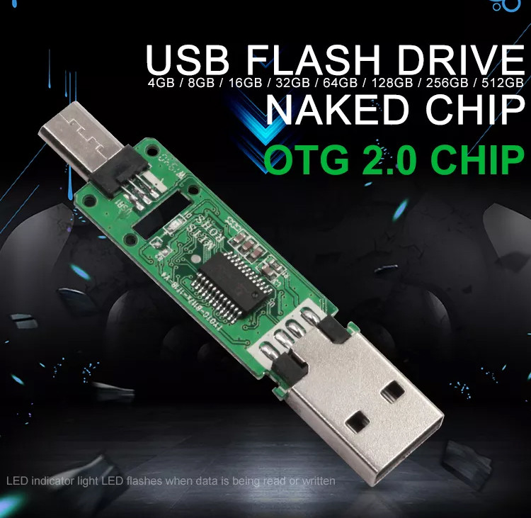 8GB 16GB 32GB 64GB 128GB 256GB USB OTG Chip TYPE C OTG PCBA Flash Chip 2.0 3.0
