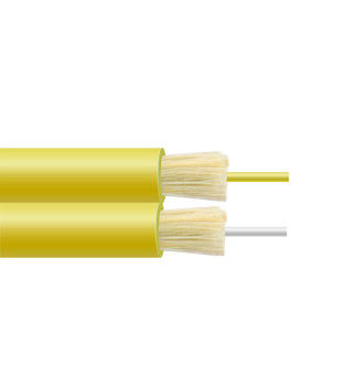 High Density Zip-Cord Duplex Fiber Optic Patch Cable with Zipped-Paired Fibers for Flexible Indoor/Outdoor Applications 0