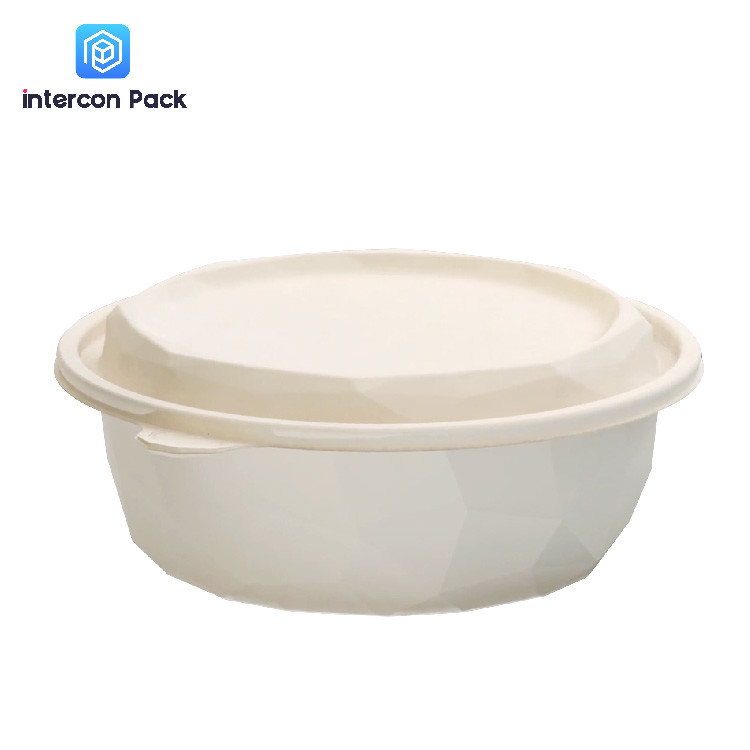 Food Packaging Eco Friendly Disposable Lunch Boxes Degradable Customized Size