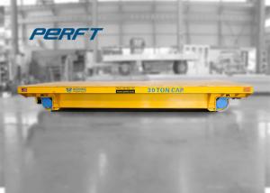 China Customized Battery Power Rail Transfer Car , Material Transfer Flat Carriage wholesale