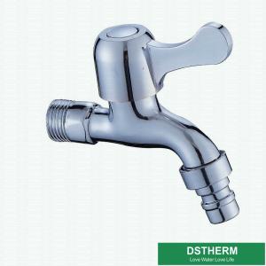 China Chrome Plated Water Tap Washing Machines Brass Bibcock wholesale