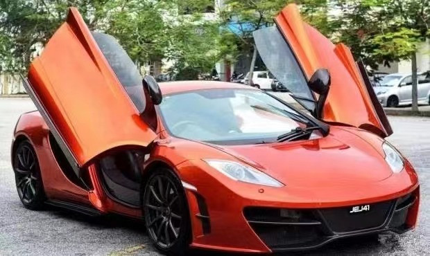 For McLaren MP4-12C Body Kit Mp4-12c Upgraded Revozport Style Front Bumper Diffuser Side Skirt Mp4-12 Carbon Fiber Body Kit