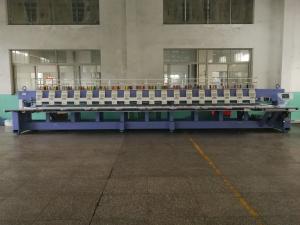 China Computerized Operation Flat Embroidery Machine 18 Heads 9 Colors wholesale