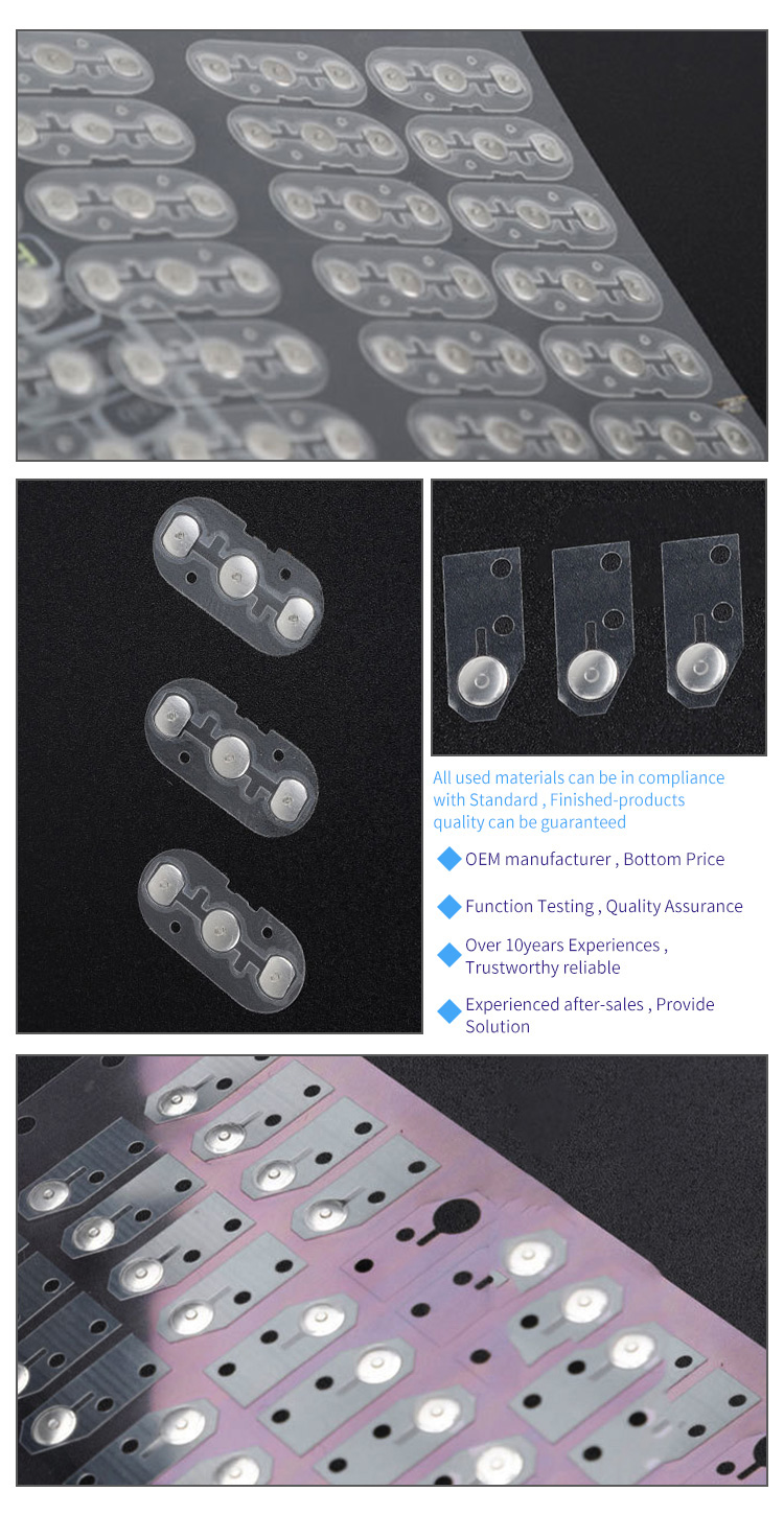 ROHS Compliance Metal Dome Arrays 100K ~ 3KK Shots Lifetime For Airpod Plug