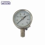 60mm Air Stainless Steel Pressure Gauge Dual Scale Bottom Connection