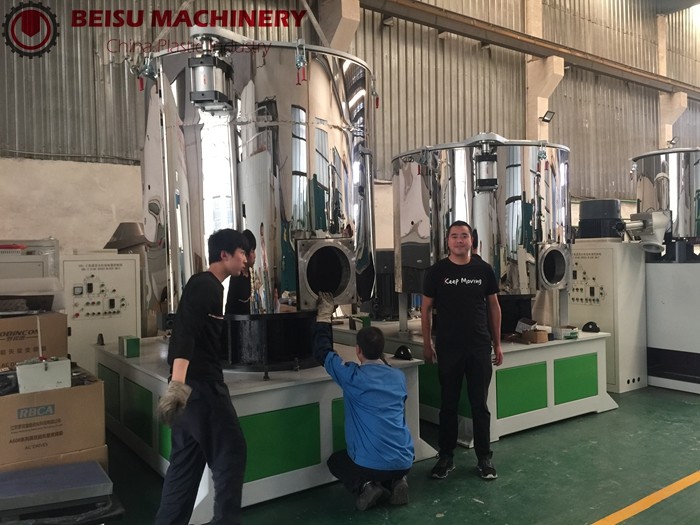 Durable High Speed PVC Powder Blender Mixer Machine For Color Sealing Strip