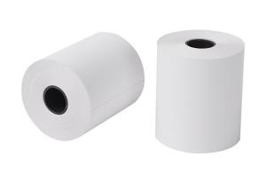 China 55g 57mmx70mm 52gsm Nutural Packing POS Thermal Paper Rolls wholesale
