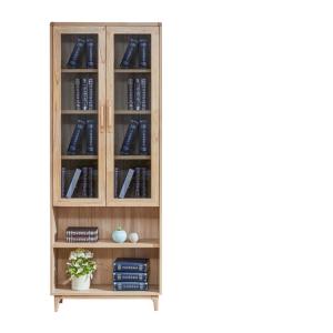 China Modern Furniture Family Room Storage Cabinets Fitted Double Door Bookcase wholesale