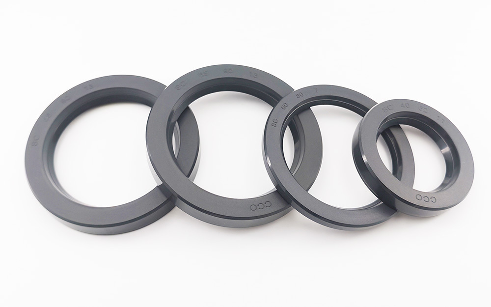 Industrial SC Skeleton Oil Seal Rubber Anti-Aging Seals Black For Bearing
