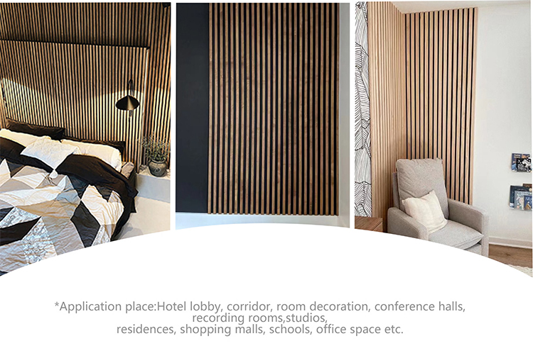 13mm MDF 9mm PET Acoustic MDF Board Corrosion Resistant For Bedroom