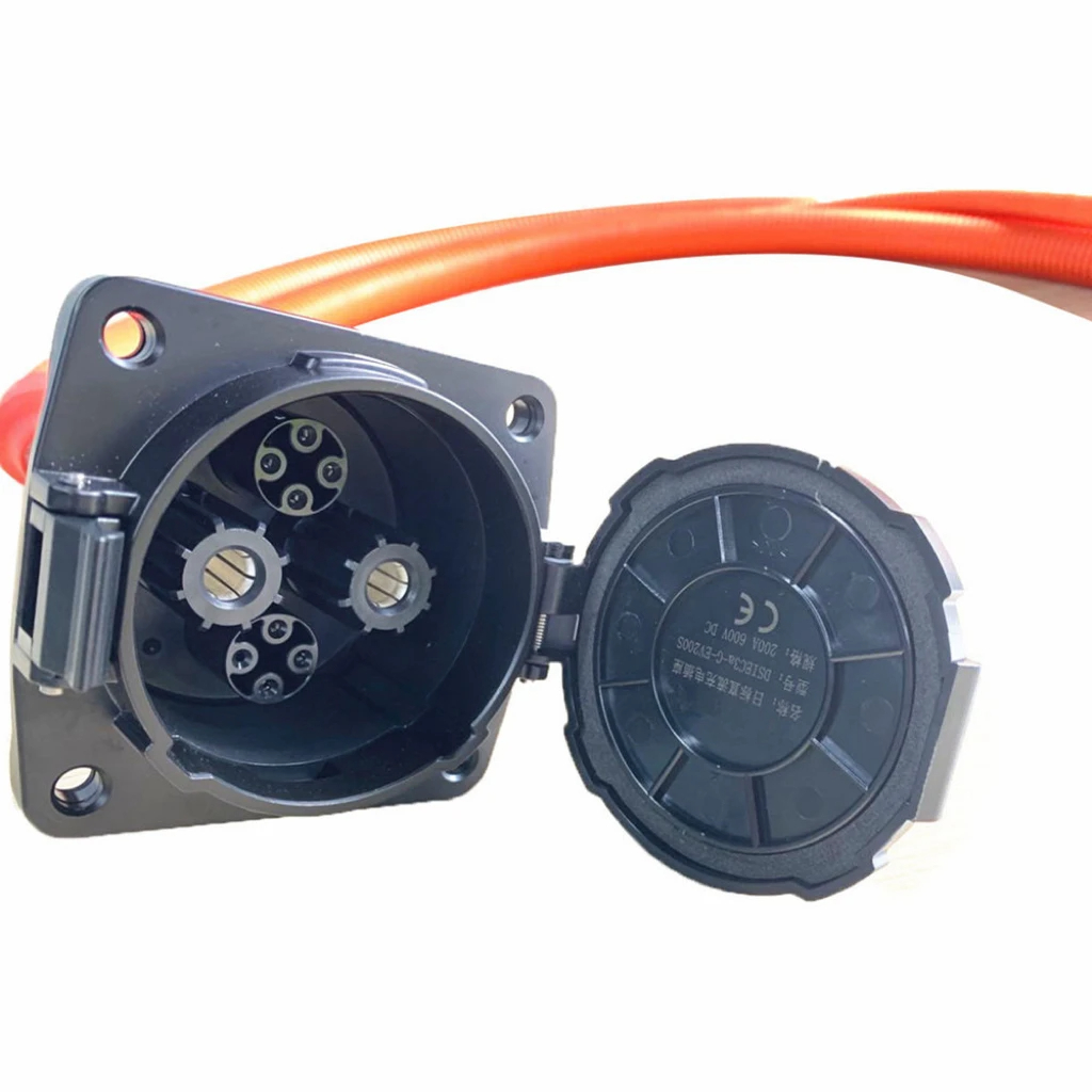 CHAdeMO EV Socket Inlet 125A/150A/200A DC Quick Charger Socket For Japan electric Car