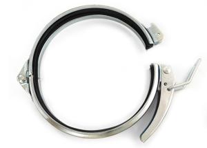 China Adjustable Ducting Galvanized Steel Clamps For Dust Collection Pipe wholesale