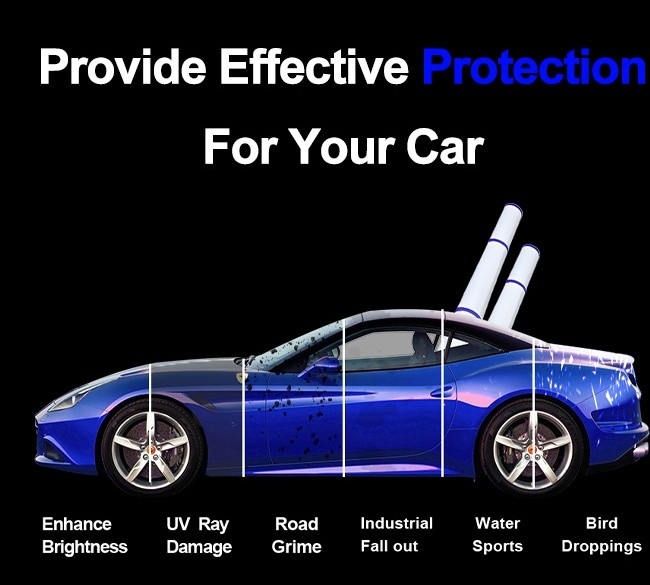 Removable Carbon Fiber Car Vinyl Wrap For Car Protect