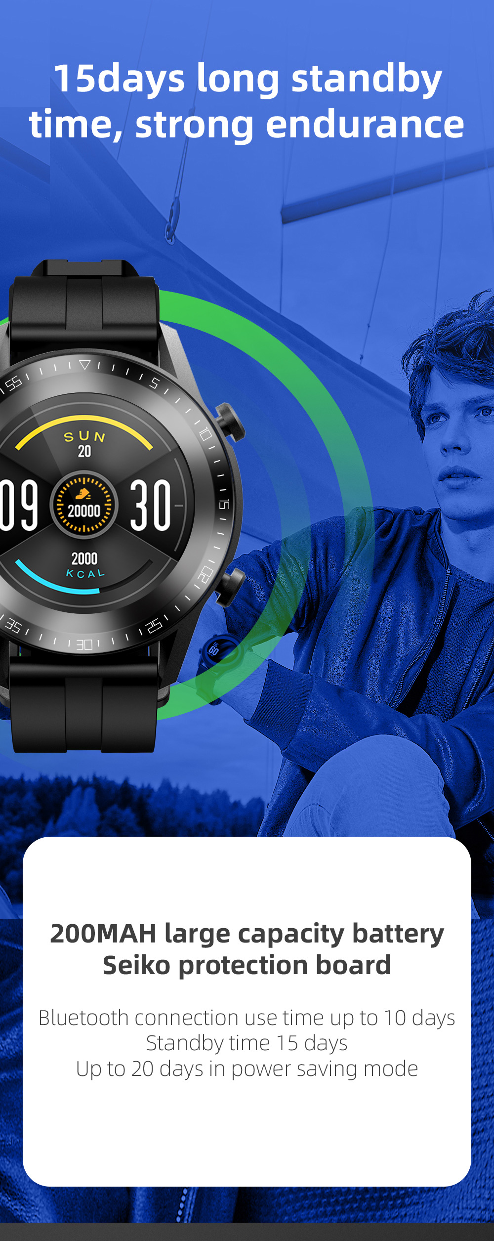 New Bracelet Smartwatch Ip68 Touch Screen Smart Watch For Huawei Gt2 Round Screen Full