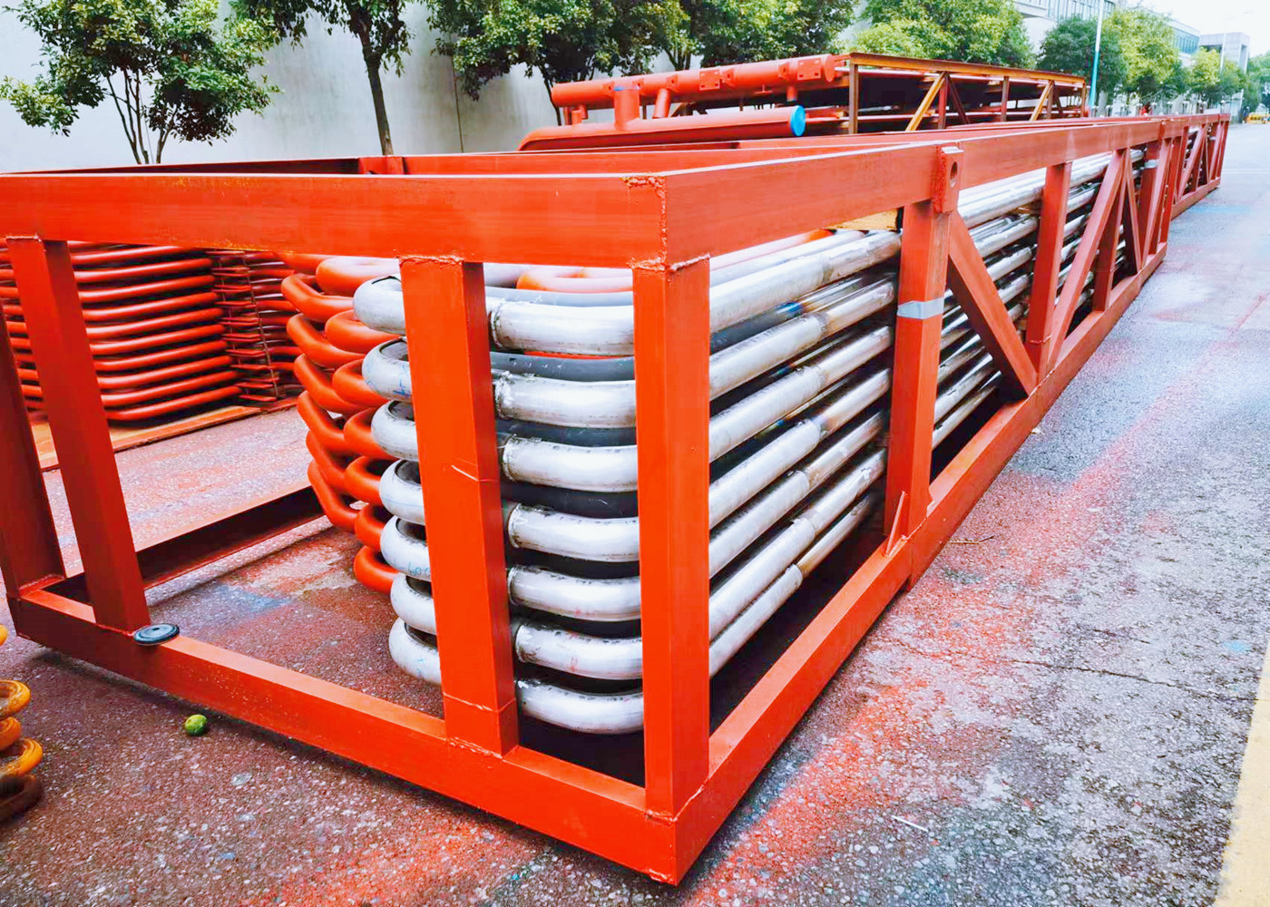 ASME Boiler Superheater Pendants Of With 360° Shields For Waster Incinerator