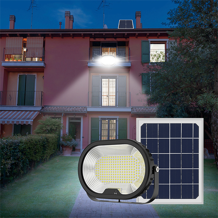 Outdoor Motion Solar Flood Light Waterproof Led Light for Motion Activated Security