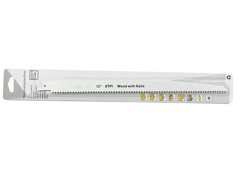 Reciprocating saw blade WD1206B 300mm 6T for wood with nails material