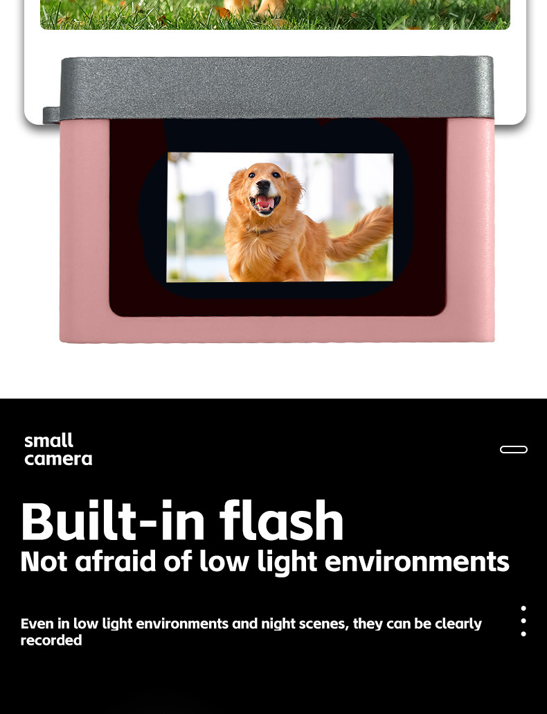 X2 HD Digital Camera 2MP 720P Photography Camera Video Camcorder Rechargeable Cameras for Kid Students Campus Selfie Camera