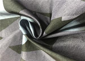 China 70D 100% Nylon Graphic Print Fabric , Jacket Wrinkle Geometric Print Fabric wholesale