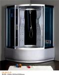 Corner Sector Massage Shower Cabin , Big Size Sliding Door Steam Shower Cabin